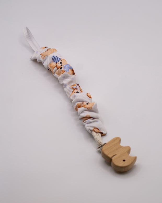 Porta ciuccio ORSETTI BLU - ELEFANTINO